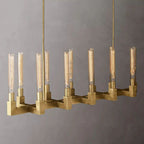 Cannele Glass Linear Chandelier 55''