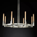 Cannele Glass Round Chandelier 48''