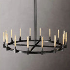 Cannele Glass Round Chandelier 72''