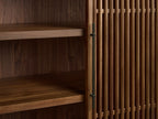 Piermont Modular Reeded Cabinet for Media Storage