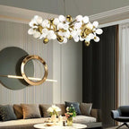 Pretty Grape Circle Branch Chandelier  - kimoylights