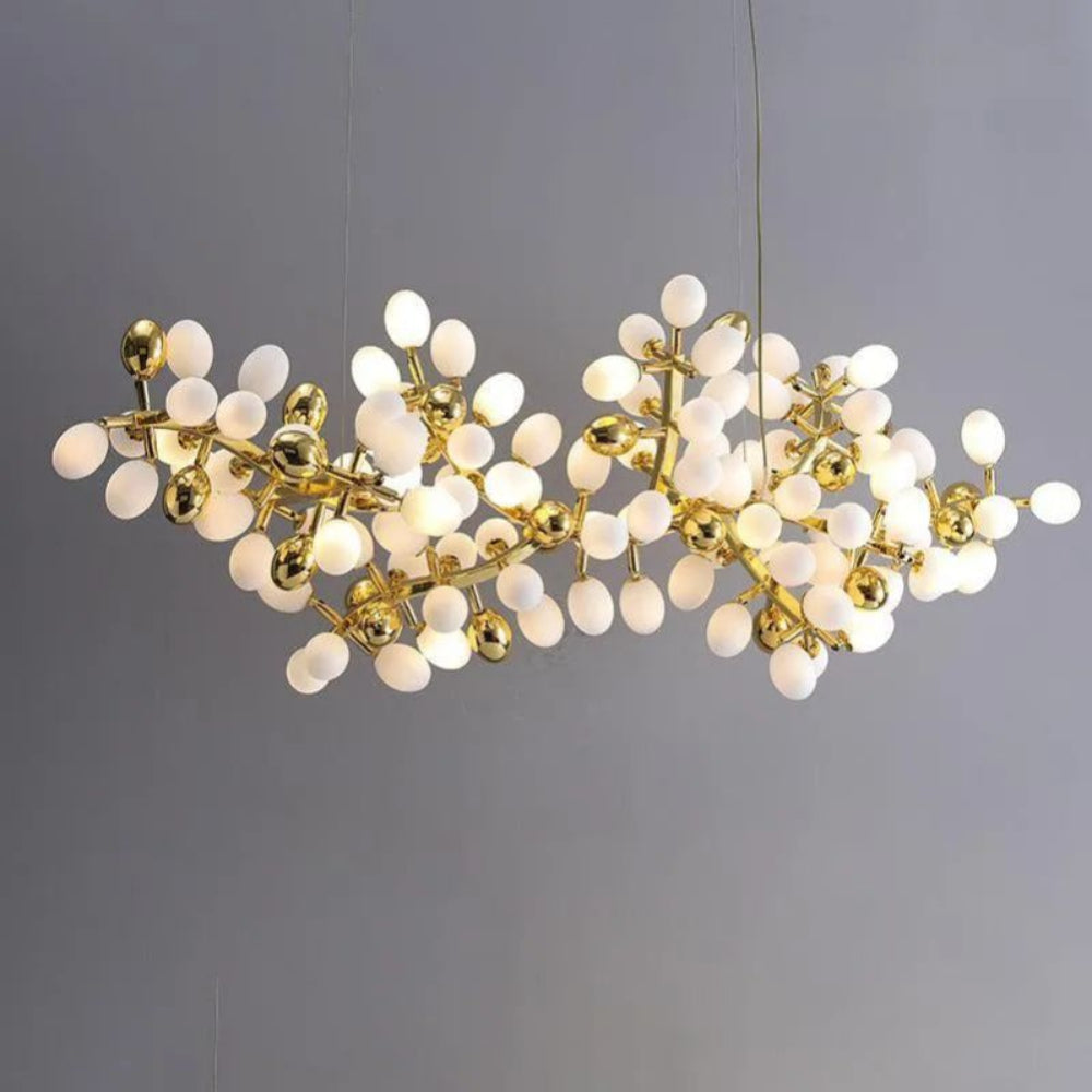 Pretty Grape Horizontal Branch Chandelier - kimoylights