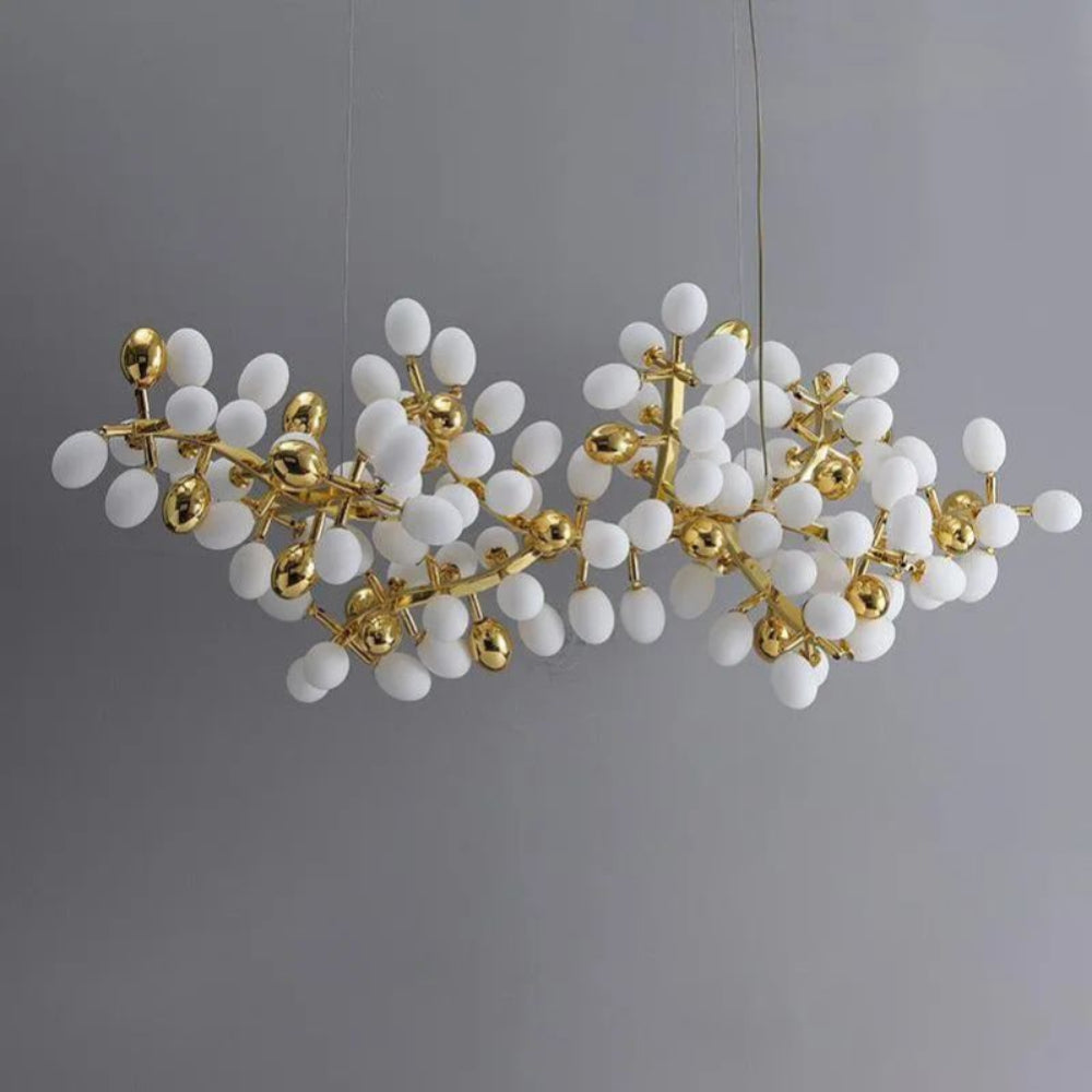 Pretty Grape Horizontal Branch Chandelier- kimoylights