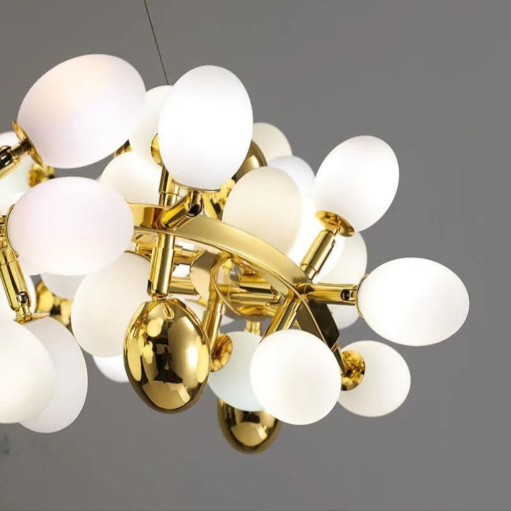 Pretty Grape Horizontal Branch Chandelier - kimoylights