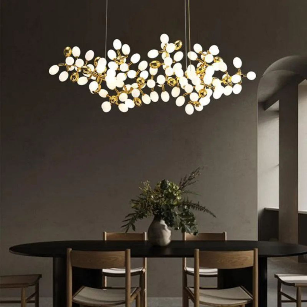 Pretty Grape Horizontal Branch Chandelier -kimoylights