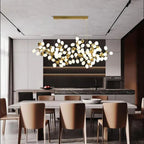 Pretty Grape Horizontal Branch Chandelier  - kimoylights