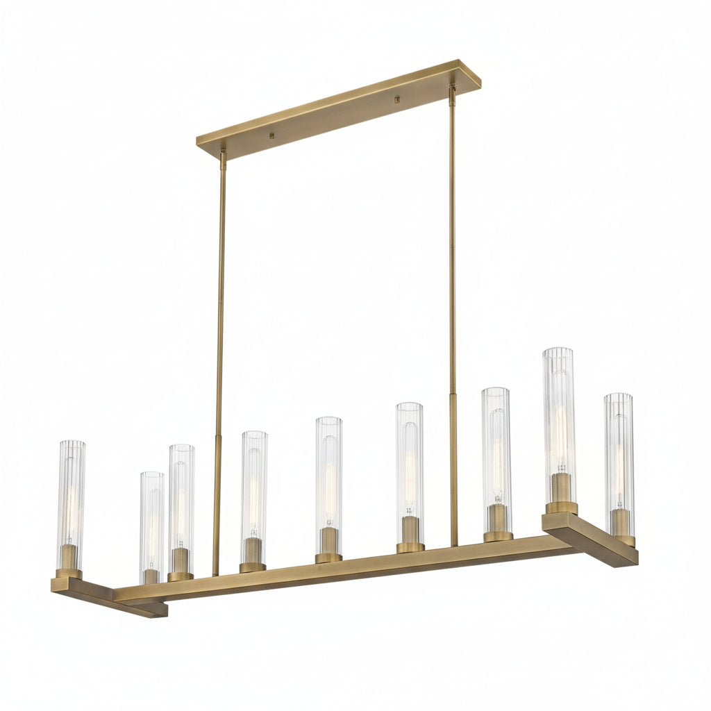 Quinton Linear Chandelier 44"W 56"W -kimoylights