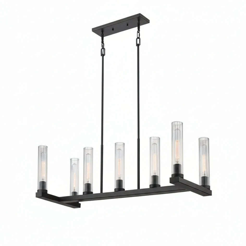 Quinton Linear Chandelier 44"W 56"W - kimoylights