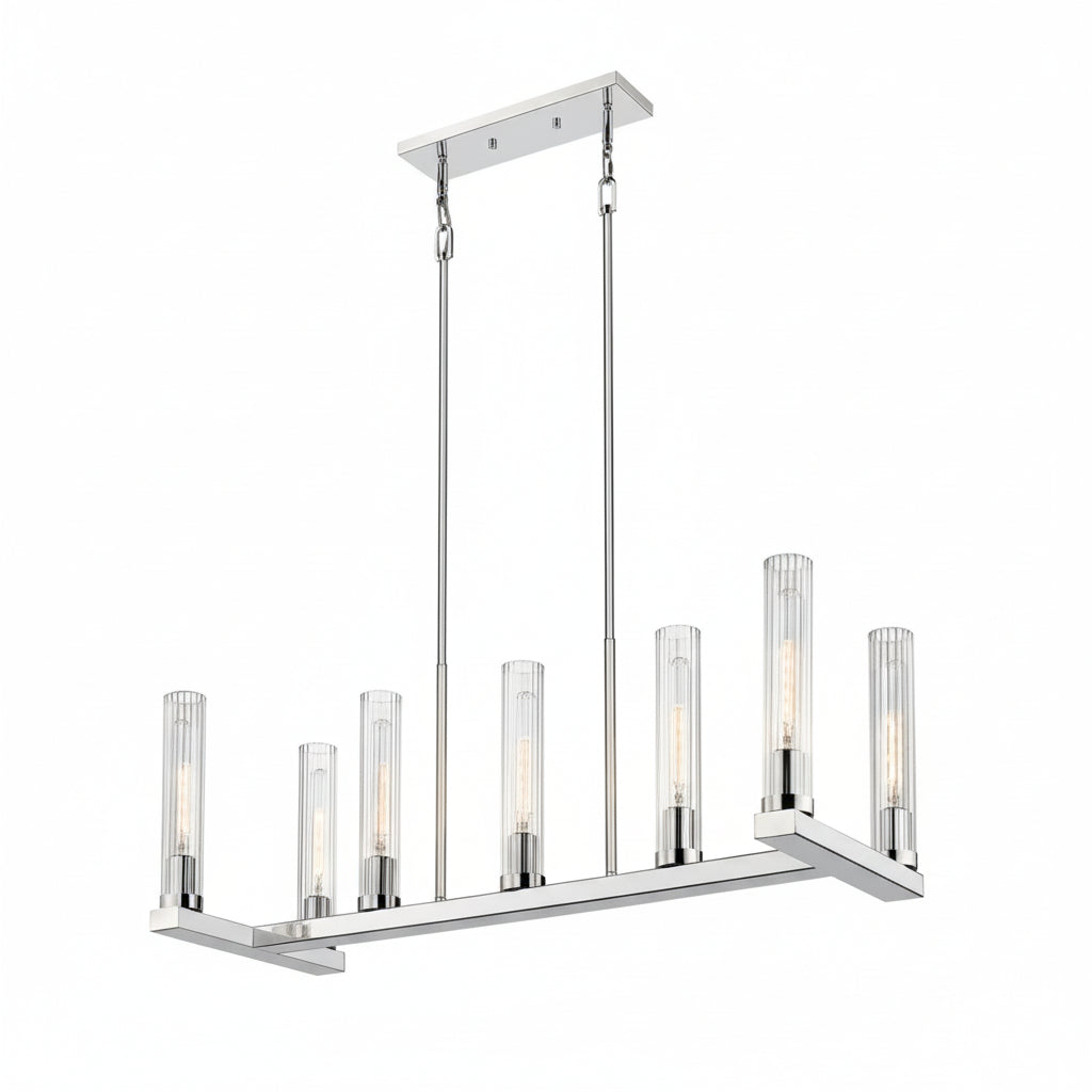 Quinton Linear Chandelier 44"W 56"W - kimoylights