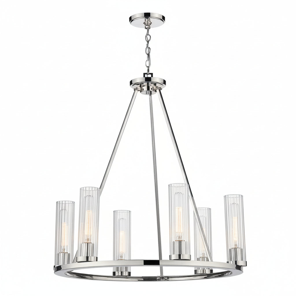 Quinton Round Chandelier - kimoylights