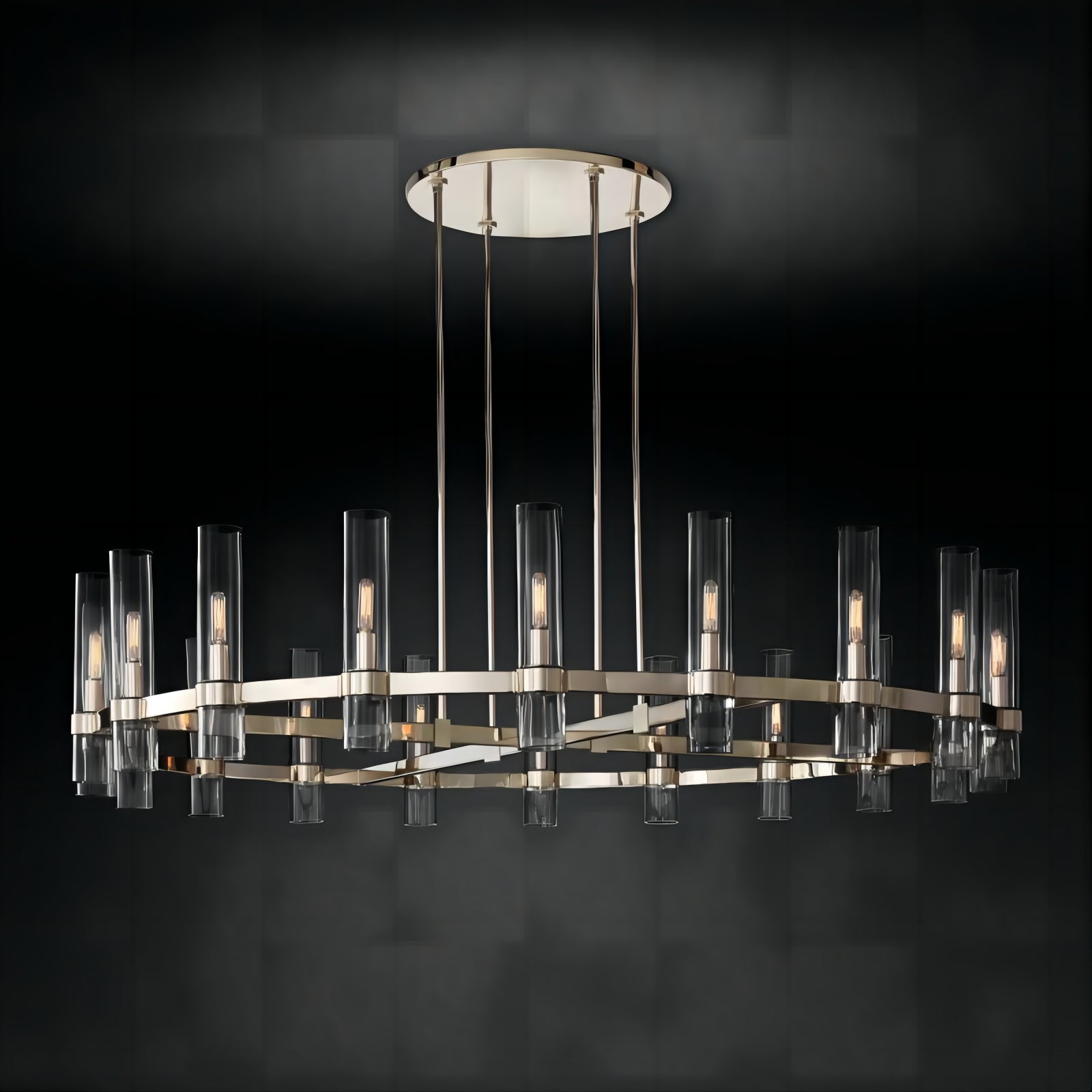 Rachel Round Chandelier 72''