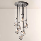 Raindrops Round Chandelier 18"
