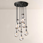 Raindrops Round Chandelier 18"