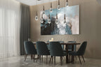 Raindrop Glass Linear Chandelier-kimoylights