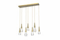 Raindrop Glass Linear Chandelier -kimoylights