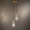 Raindrops 2-Light Cord Round Chandelier