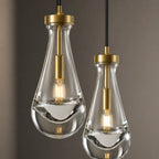 Raindrops 2-Light Cord Round Chandelier
