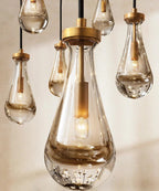 Raindrops Round Chandelier 36"