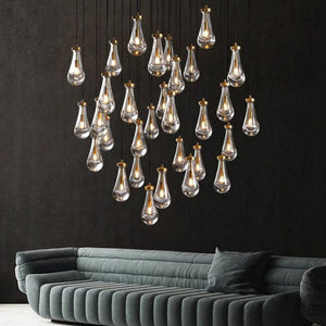Raindrops Round Chandelier 60" - thebelacan