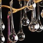 Ran Colorful Crystal Dining Branch Chandelier - kimoylights