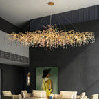 Ran Colorful Crystal Dining Branch Chandelier - kimoylights