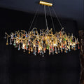Ran Colorful Crystal Dining Branch Chandelier - kimoylights