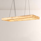 Erater Rectangular Calcite Chandelier 54"