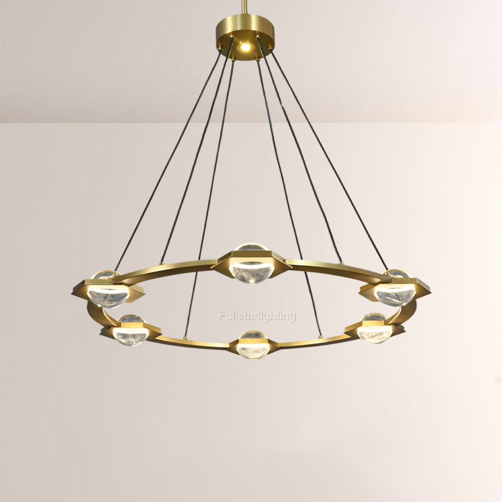 Genius Round Chandelier 36"