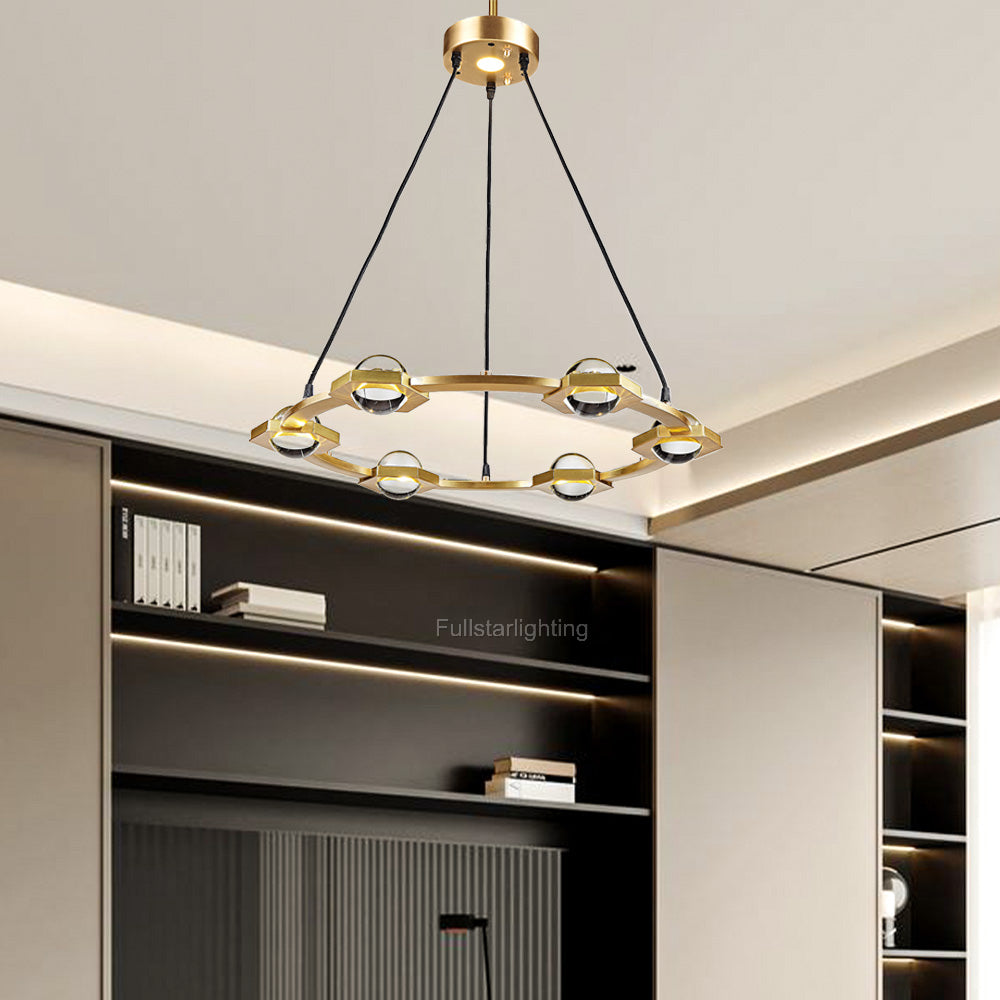 Genius Round Chandelier 36"