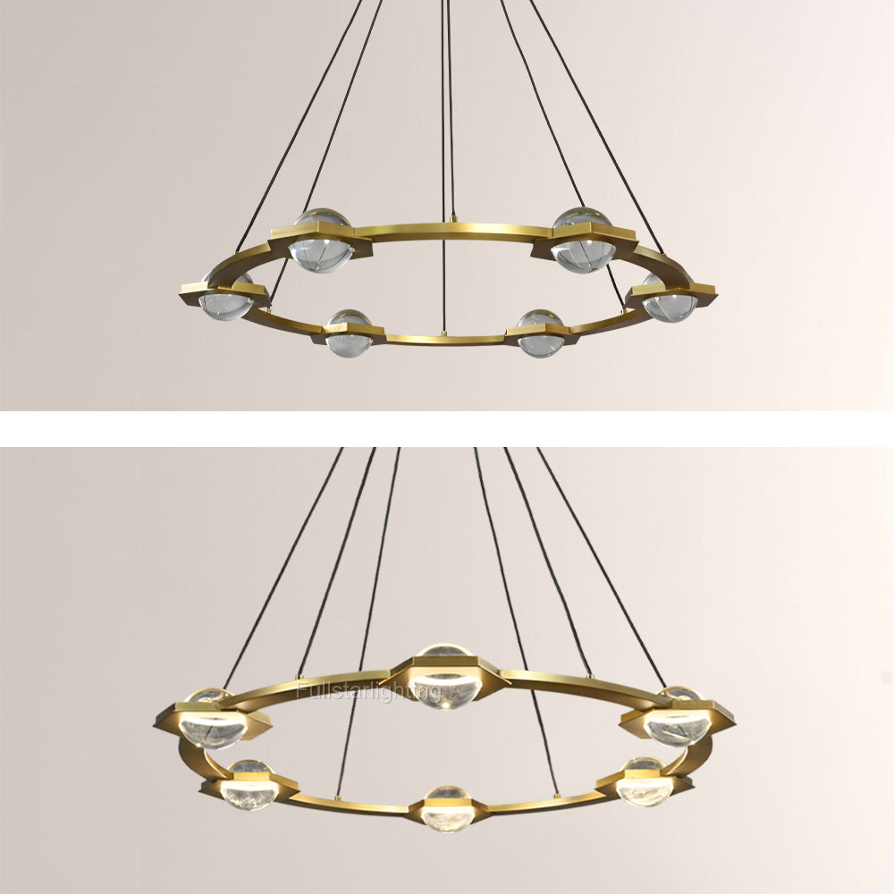 Genius Round Chandelier 48"