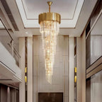 Rhea Golden Modern Crystal Chandelier -kimoylights