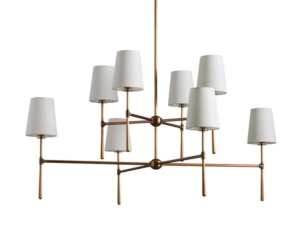 Rhodes 2-Tier Round Chandelier - thebelacan