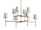 Rhodes 2-Tier Round Chandelier - thebelacan