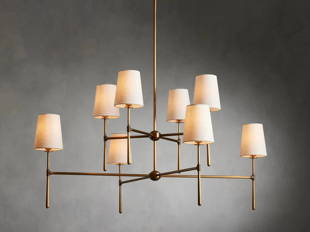 Rhodes 2-Tier Round Chandelier - thebelacan