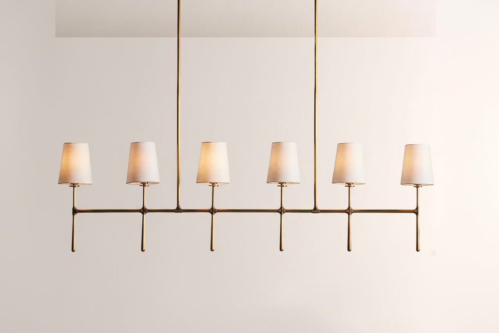 Rhodes Linear Chandelier 5 / 6 Light - kimoylights