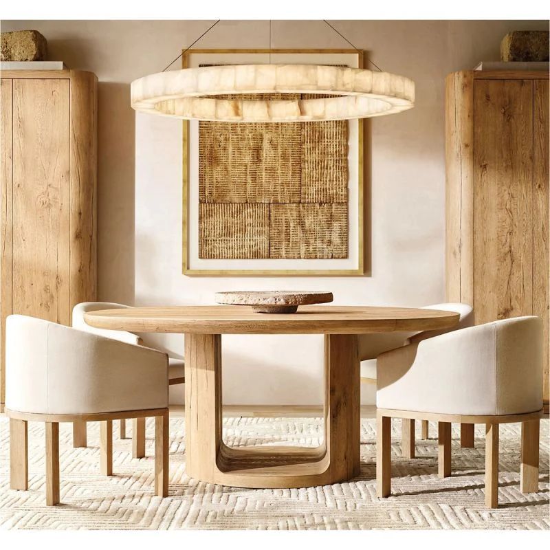 Richel Calcite Round Chandelier 31"40"60"