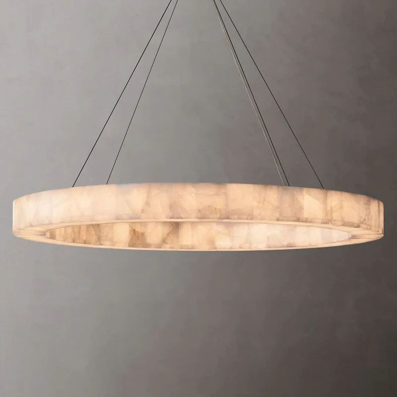 Richel Calcite Round Chandelier 31"40"60"