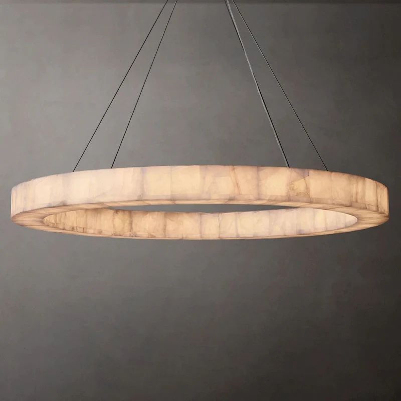 Richel Calcite Round Chandelier 31"40"60"
