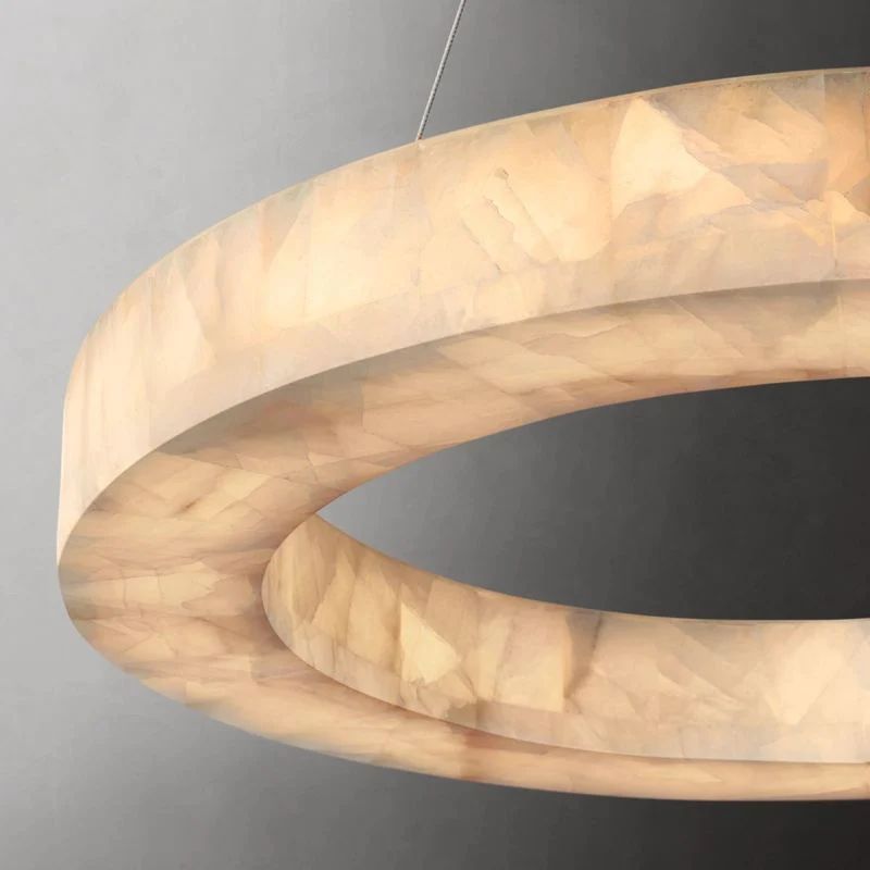 Richel Calcite Round Chandelier 31"40"60"