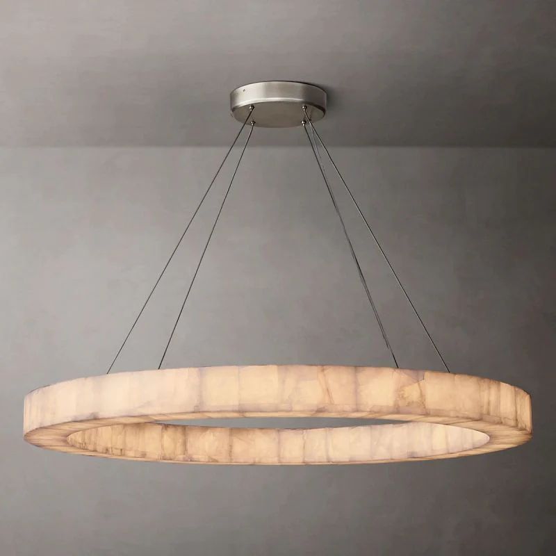 Richel Calcite Round Chandelier 31"40"60"