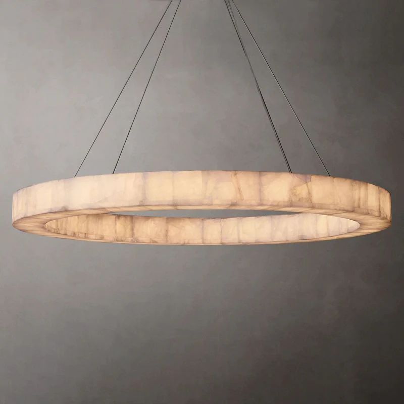 Richel Calcite Round Chandelier 31"40"60"