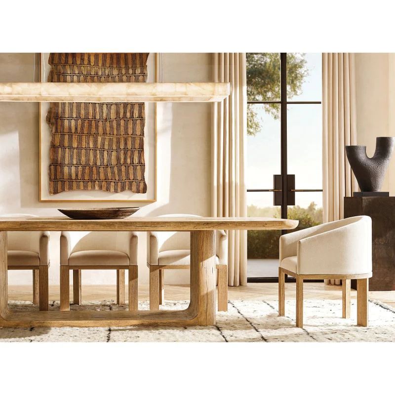 Richel Rectangular Calcite Chandelier 72"