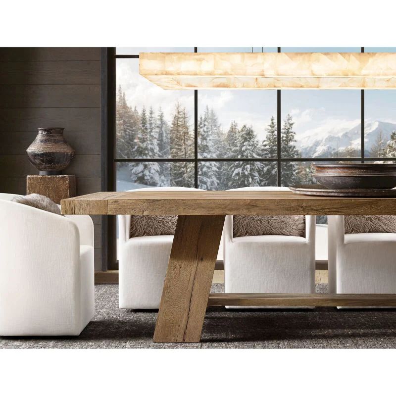 Richel Rectangular Calcite Chandelier 72"