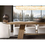 Richel Rectangular Calcite Chandelier 72"