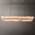 Richel Rectangular Calcite Chandelier 54"