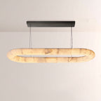 Rivage Lisse Oval Chandelier 74″W - kimoylights