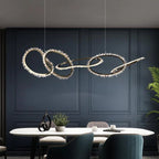Rock Crystal Irregular Round Chandelier - kimoylights