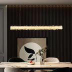 Rock Crystal Linear Chandelier - kimoylights