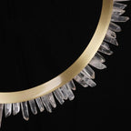 Rock Crystal Ring Chandelier - kimoylights