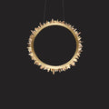 Rock Crystal Ring Chandelier - kimoylights